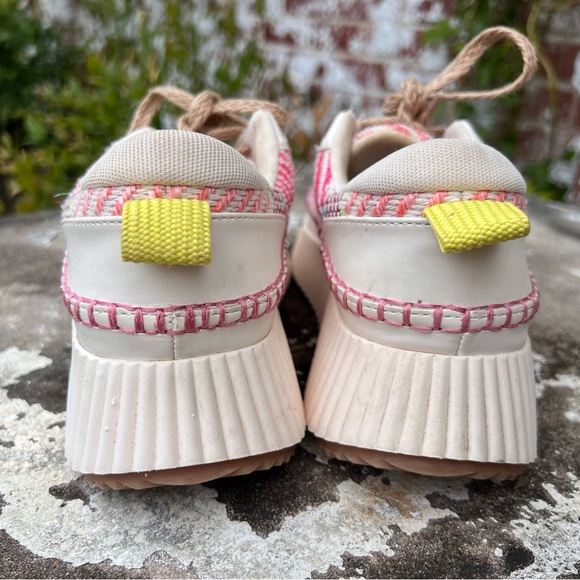 Dolce Vita Daran Woven Womens Platform Wedge Sneakers Sz9M *NO INSOLES* - Picture 6 of 14